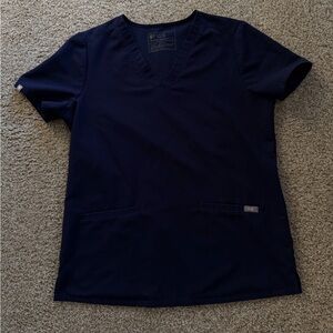 FIGS FRONT POCKET SCRUB TOP SIZE SMALL